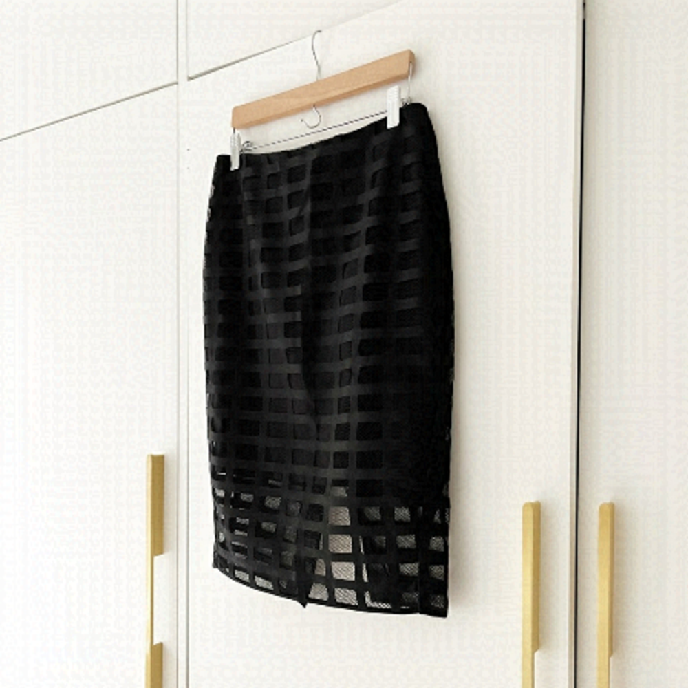 Rw&co Black Pencil Skirt